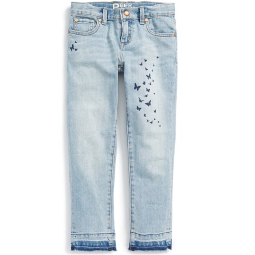 Kids butterfly jeans